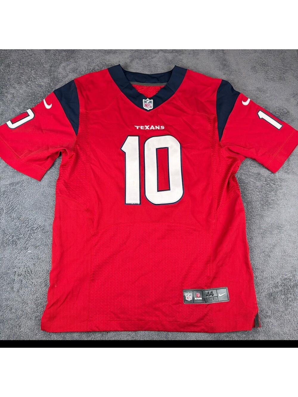 Houston Texans #10 Hopkins Nike NFL On Field Men's Red Football Jersey Size 44